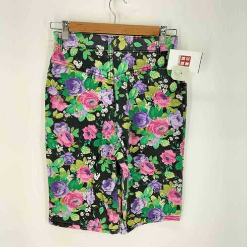 CONTEMPO USA製 花 フラワー デニム ハーフパンツ ショーツ レディース 5