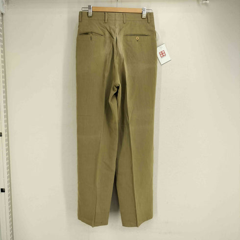 ジョルジオアルマーニ Giorgio Armani 91SS イタリア製 コットンレーヨン 2タックワイドスラックス メンズ