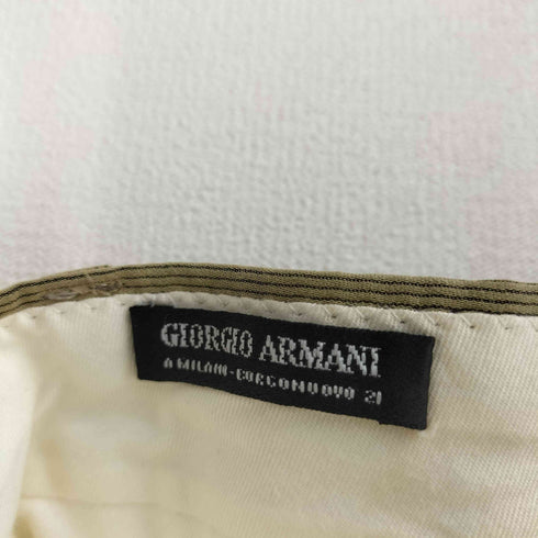 ジョルジオアルマーニ Giorgio Armani 91SS イタリア製 コットンレーヨン 2タックワイドスラックス メンズ