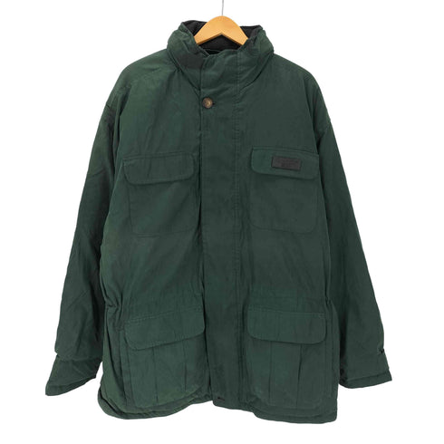 チャップスラルフローレン CHAPS RALPH LAUREN 90S ポリ ナイロン ピーチスキン ロゴ 裏地フリース 中綿 ジャケット ブルゾン メンズ JPN:XL