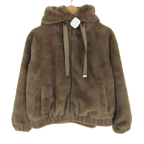 ザラ ZARA フェイクファージャケット レディース import:L