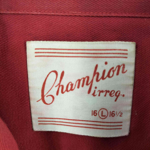チャンピオン Champion 50-60s オープンカラーシャツ メンズ L 16 1/2