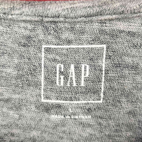 ギャップ Gap 狼刺繍 デザインクルーネックS/S Tシャツ メンズ JPN:L