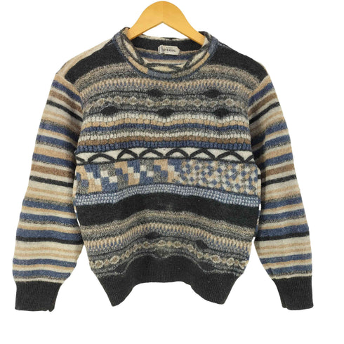 MONSIEUR PARIS ウール混 ボーダーデザインセーター レディース import:L