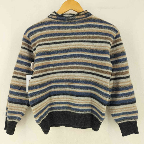 MONSIEUR PARIS ウール混 ボーダーデザインセーター レディース import:L