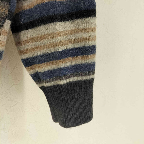 MONSIEUR PARIS ウール混 ボーダーデザインセーター レディース import:L
