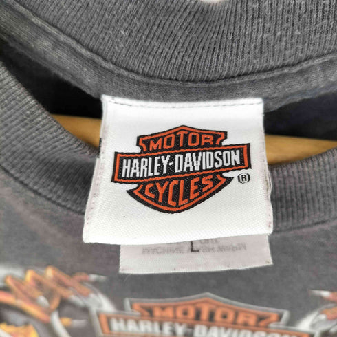 ハーレーダビッドソン HARLEY-DAVIDSON ドラゴンプリントクルーネックS/S Tシャツ コピーライト2010 メンズ JPN:L