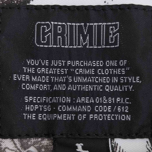 クライミー THE CRIMIE ヤシの木 ロゴ プリント コットン S/S アロハシャツ メンズ JPN:L