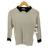 ジョンスメドレー JOHN SMEDLEY 英国製 襟付き バイカラー クレリック コットン ニット レディース import:S