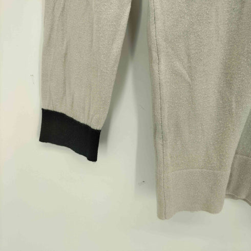 ジョンスメドレー JOHN SMEDLEY 英国製 襟付き バイカラー クレリック コットン ニット レディース import:S