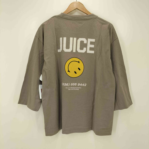 THE YOUTHLESS JUICE ニコチャン フットボールTシャツ メンズ JPN:L