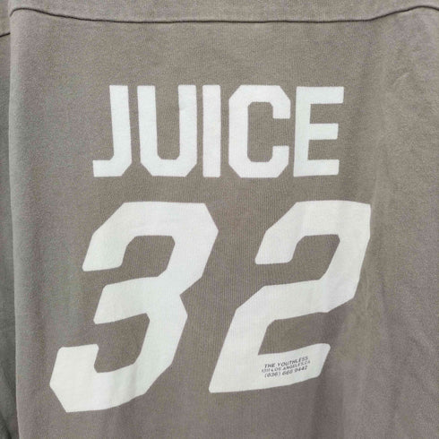 THE YOUTHLESS JUICE ニコチャン フットボールTシャツ メンズ JPN:L