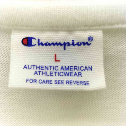 チャンピオン Champion ロングスリーブ Tシャツ 袖目あり メンズ import:L