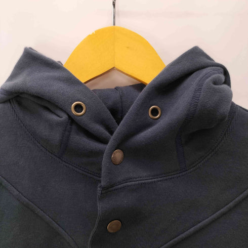 ラッセルアスレチック RUSSELL ATHLETIC BerBerjin 別注 Double Snap Button Hoodie High Cotton スウェット フーディー スナップボタン ドローコード メンズ JPN:XL