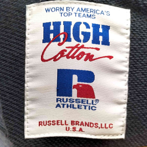 ラッセルアスレチック RUSSELL ATHLETIC BerBerjin 別注 Double Snap Button Hoodie High Cotton スウェット フーディー スナップボタン ドローコード メンズ JPN:XL