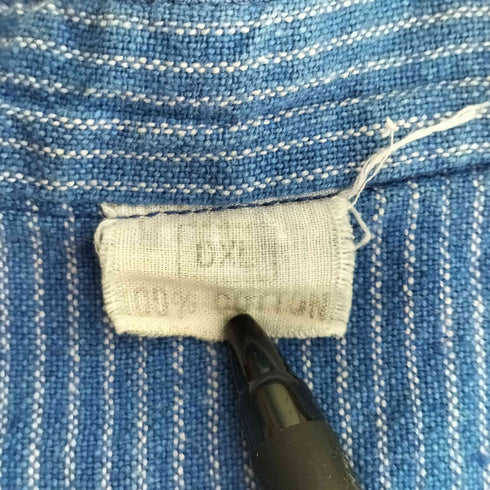 コットン フィッシャーマンスモック スキッパーシャツ メンズ XL