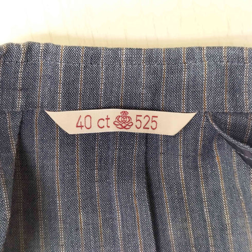 フォーティーカラッツアンドタケオキクチ 40ct & 525 BY TAKEO KIKUCHI リネンストライプテーラードジャケット メンズ JPN:50