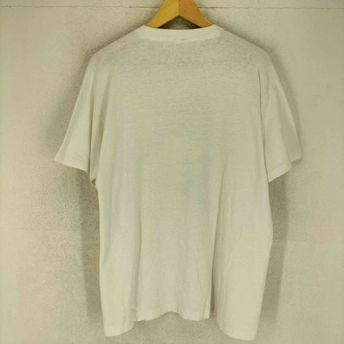 フルーツオブザルーム FRUIT OF THE LOOM 90S USA製 シングルステッチ フロントプリント クルーネック 半袖Tシャツ カットソー メンズ XL