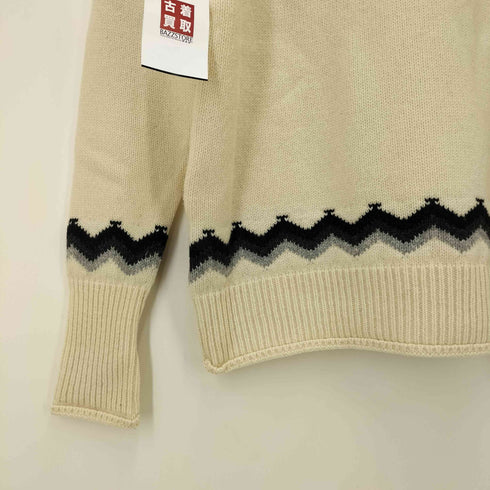 ダブルジェイケイ wjk ジャガード柄クルーネックニット セーター メンズ JPN:M