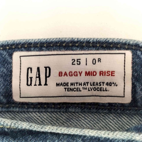 ギャップ Gap 24ss BAGGY MID RISE ミッドライズ ウルトラソフト バギーデニム レディース 25