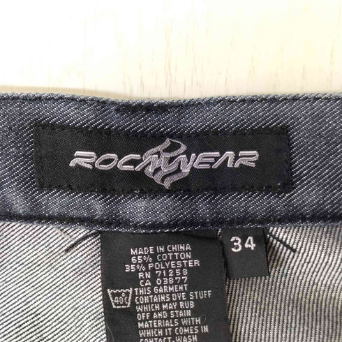 ロカウェア Rocawear 異素材切替ワイドバギーパンツ メンズ US:34-35
