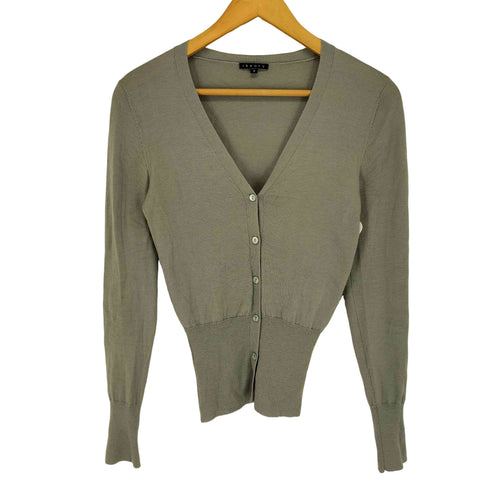 セオリー theory カシミヤ100% CASHMERE Vネック カーディガン レディース JPN:2