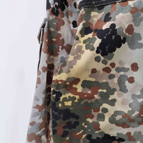 ユーロミリタリー Euro military ドイツ軍 デザートフレクターカモ ミリタリー ジャケット フィールドジャケット フェード ドローコード メンズ