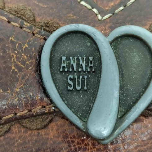 アナスイ ANNA SUI バタフライ レザー がま口 長財布 レディース