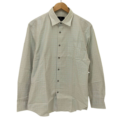 ランバンコレクション LANVIN COLLECTION 配色マルチチェックボタンシャツ メンズ JPN:L
