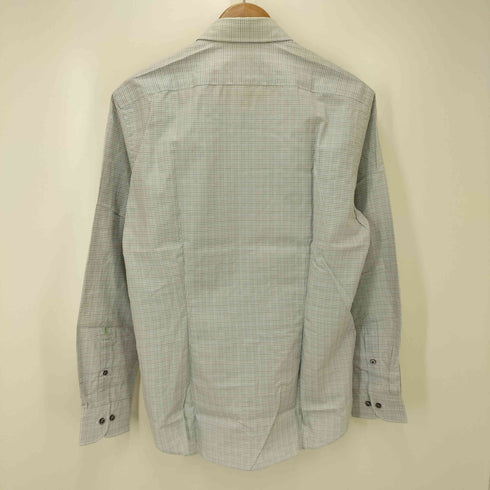 ランバンコレクション LANVIN COLLECTION 配色マルチチェックボタンシャツ メンズ JPN:L