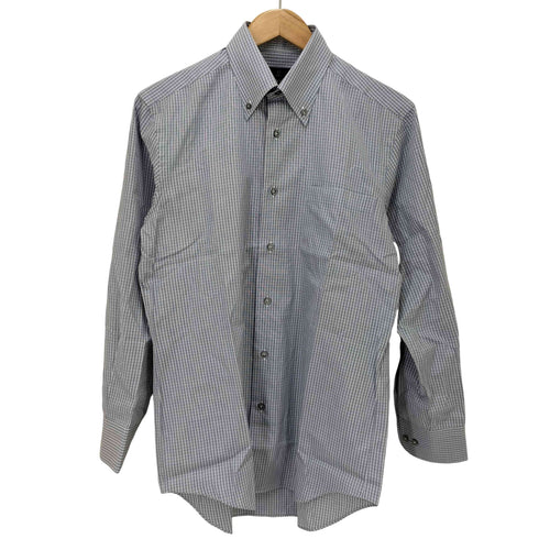 ランバンコレクション LANVIN COLLECTION マルチチェックボタンダウンシャツ メンズ JPN:46