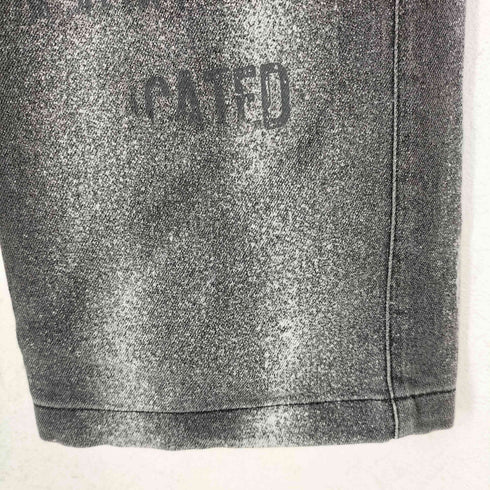 INTERNATIONAL WORLD JEANS グラフィックプリント マルチベルト デニムパンツ Y2K メンズ