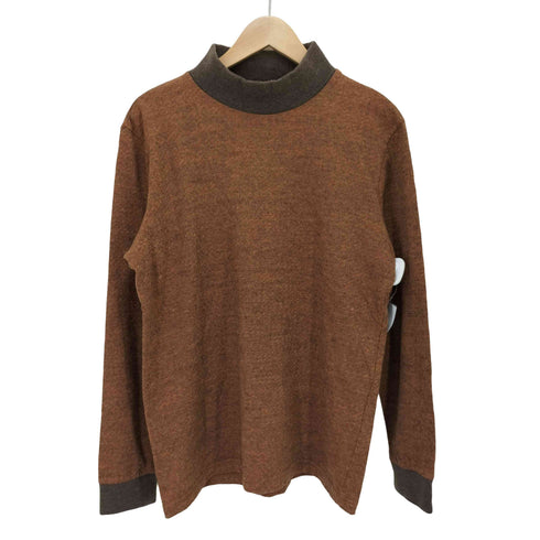 ランバンコレクション LANVIN COLLECTION ハイネックヘリンボーンニット メンズ JPN:L