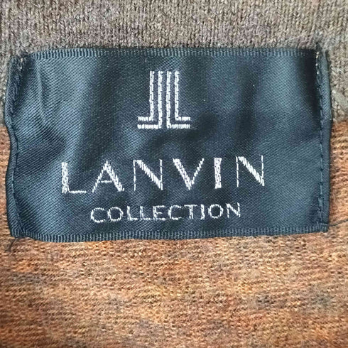 ランバンコレクション LANVIN COLLECTION ハイネックヘリンボーンニット メンズ JPN:L