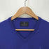 ランバンコレクション LANVIN COLLECTION Vネックロゴ刺繍ニット カシミヤ100セーター メンズ JPN:L