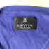 ランバンコレクション LANVIN COLLECTION Vネックロゴ刺繍ニット カシミヤ100セーター メンズ JPN:L