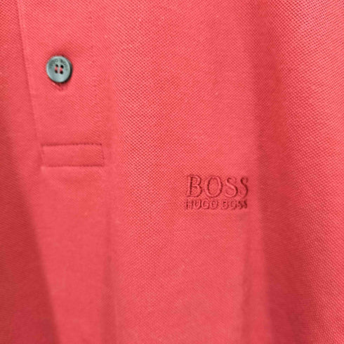 ヒューゴボス HUGO BOSS ロゴ刺繍鹿の子ポロシャツ メンズ JPN:M