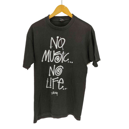 ステューシー Stussy NO MUSIC NO LIFE グラフィックプリント Tシャツ メンズ import:L