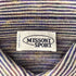 ミッソーニスポーツ MISSONI SPORTS 配色メクラジマニットLSポロシャツ メンズ