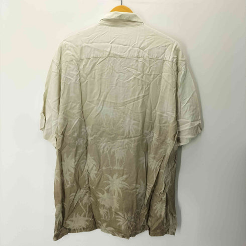 ピエールカルダン pierre cardin レーヨン グラデーション アロハ 総柄 S/S シャツ メンズ import:L