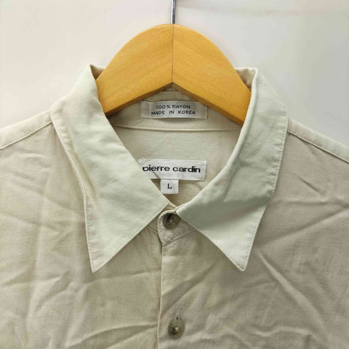 ピエールカルダン pierre cardin レーヨン グラデーション アロハ 総柄 S/S シャツ メンズ import:L
