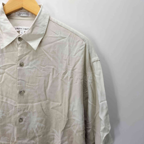 ピエールカルダン pierre cardin レーヨン グラデーション アロハ 総柄 S/S シャツ メンズ import:L