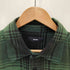 ディーゼル DIESEL 加工チェック柄カットオフオーバーサイズネルシャツ メンズ JPN:M