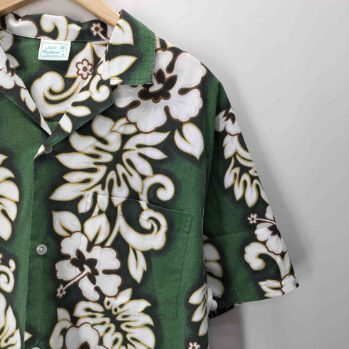 Jode Fashions ハワイ製 開襟 オープンカラー アロハ シャツ メンズ import:M