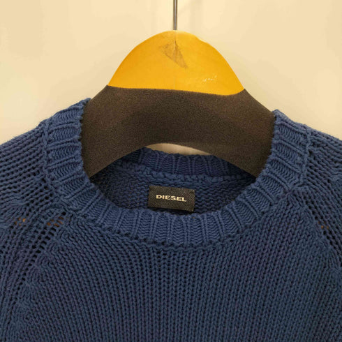 ディーゼル DIESEL 切替クルーネックコットンニット メンズ JPN:XS