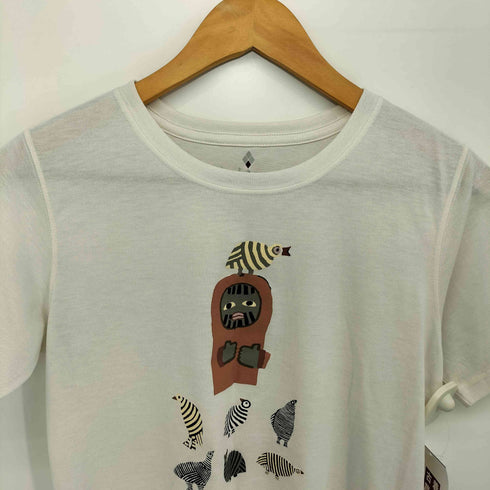 モンベル mont bell WIC.T Women's 鳥と山男 Tシャツ レディース JPN:M