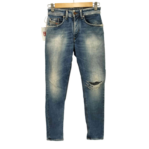 ディーゼル DIESEL THOMMER-T デニムストレッチスキニーパンツ レディース US:26-27