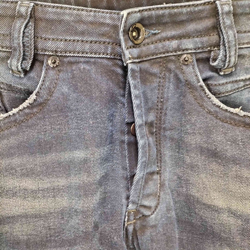ディーゼル DIESEL AKEE ダメージデニムパンツ レディース US:30