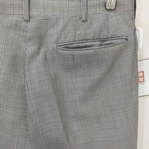 vax 千鳥格子 2タック スラックスパンツ メンズ 82