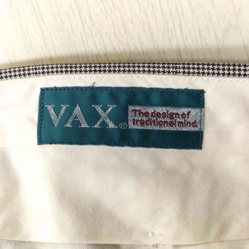 vax 千鳥格子 2タック スラックスパンツ メンズ 82